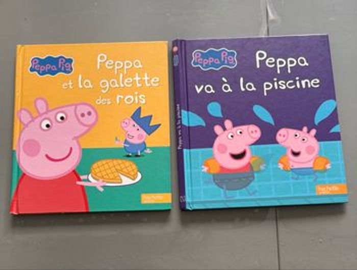 8 livres Peppa Pig avec 6 grands livres et 2 petits - photo numéro 3