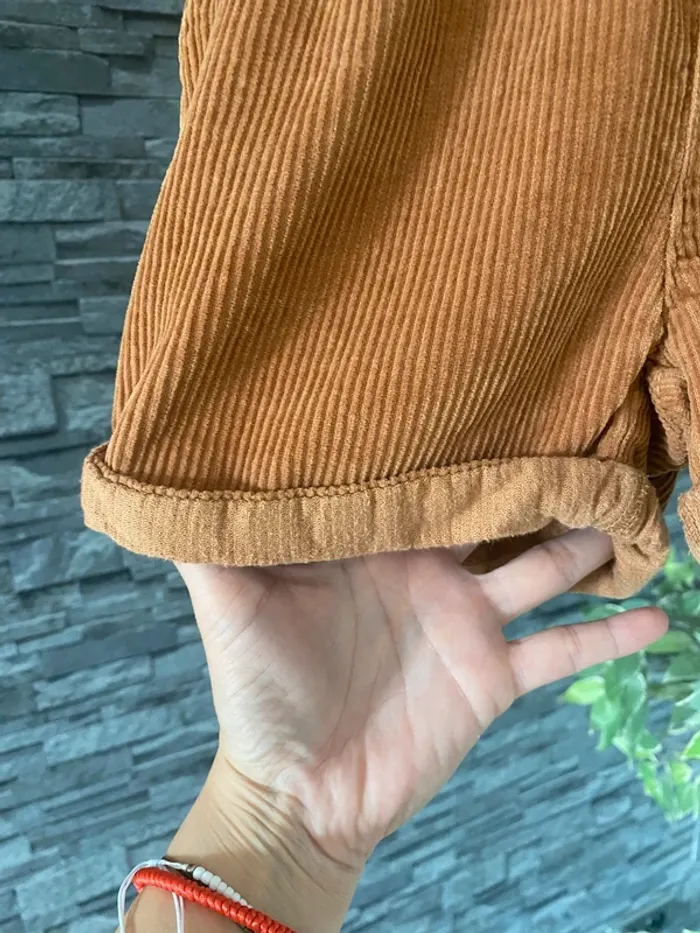 🧡🤎très beau petit Short velours côtelé fille GEMO – Taille 5 ans TBE 🤎🧡 - photo numéro 4