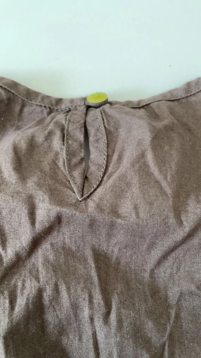 Capt’n tortue. TEE shirt marron MC 10ans - photo numéro 5
