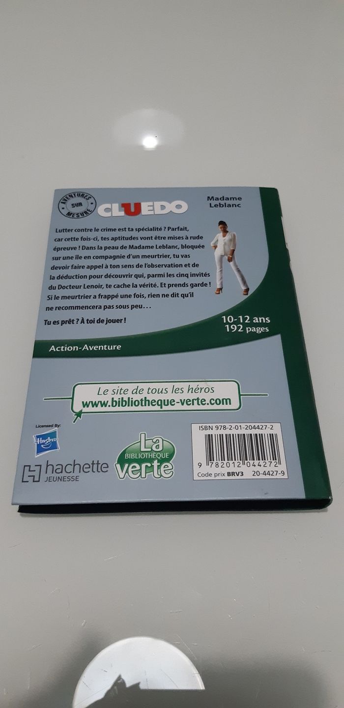 Livre Cluedo Madame Leblanc - photo numéro 2