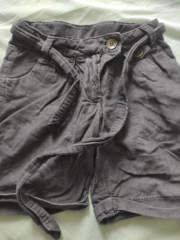 Short velours marron TAO T2A