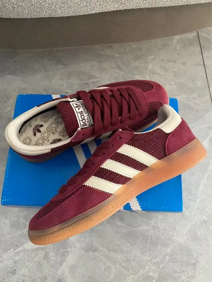 adidas HANDBALL SPEZIAL Bordeaux Taille 37 - photo numéro 4