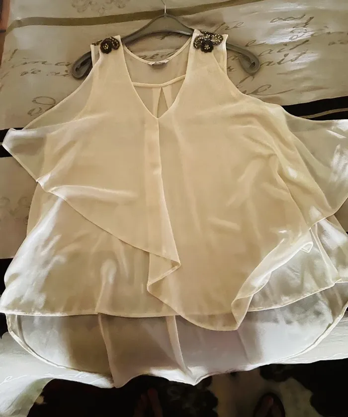 Blouse New Look crème - photo numéro 2
