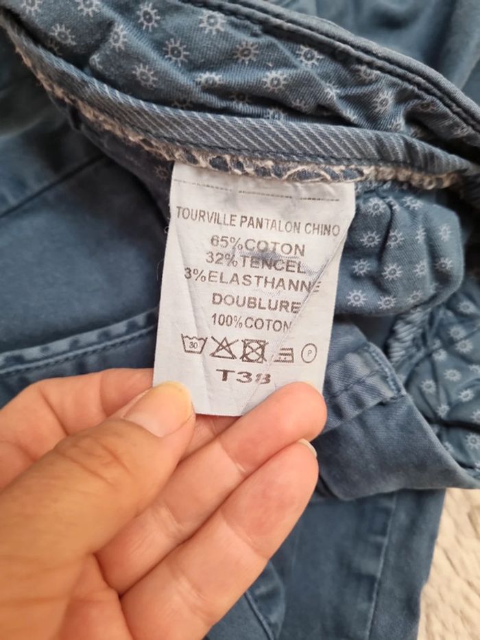 Pantalon bleu Antonnelle taille 38 - photo numéro 5
