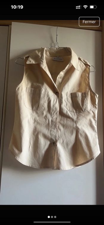 Chemise sans manche femme