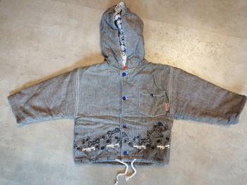 blouson avec capuche matelassé gris 1 an Tout compte fait