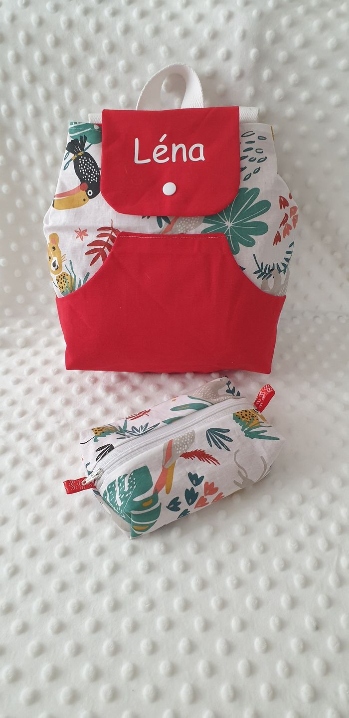 Sac a dos personnaliser tissus aux choix . - photo numéro 2