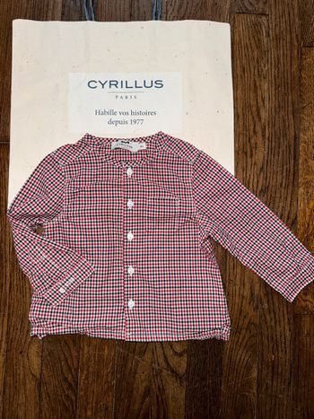Chemise Cyrillus 9 mois