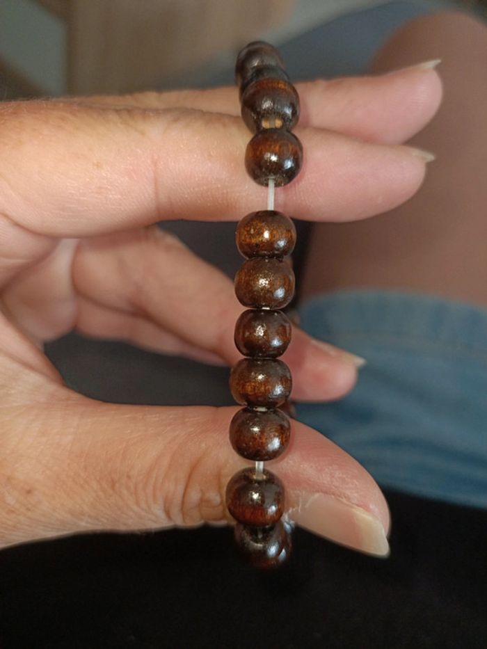 Bracelet bois élastique - photo numéro 3