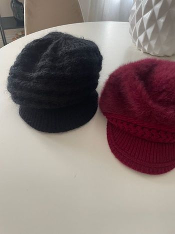 Lot 2 bonnet casquettes lainage