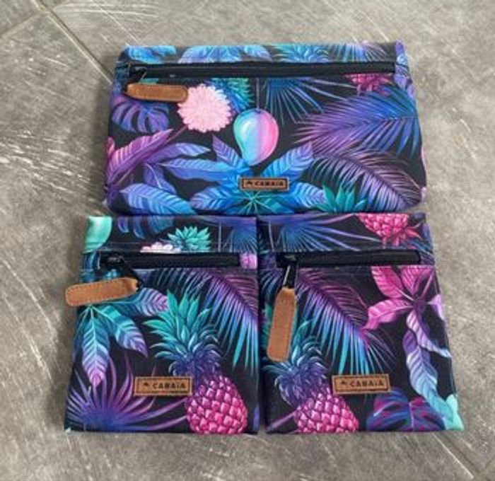 3 pochettes Cabaïa