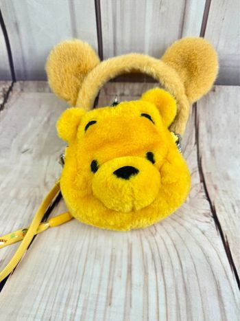 Sacoche lanière pass annuel + Ears serre-tête Winnie l’ourson - Tokyo Disneyland import Japon