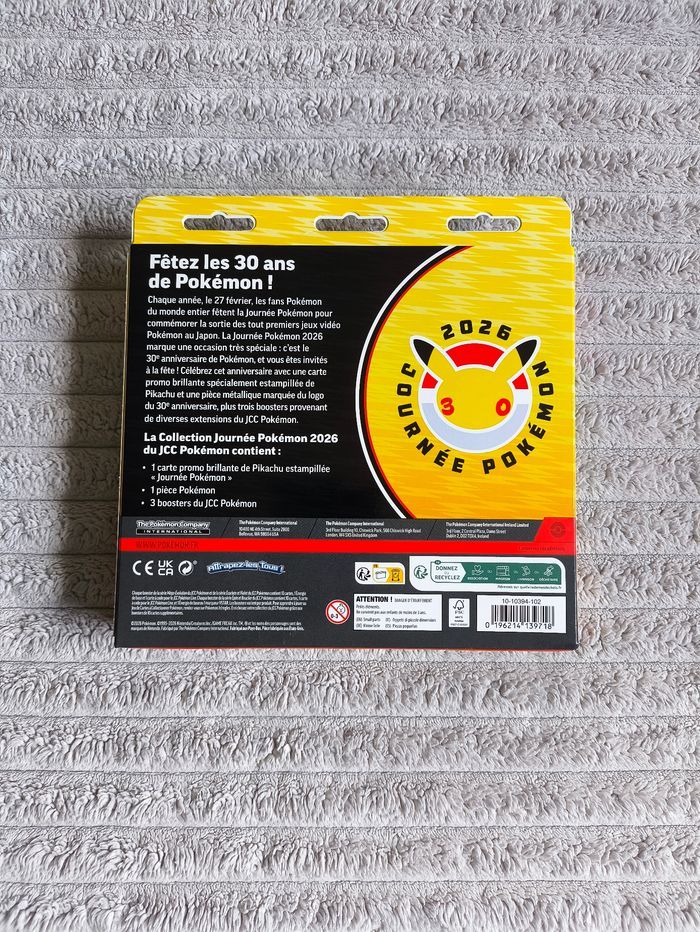Coffret 3 Boosters Pokémon – Édition 30 Ans – 2x ME1 + 1x ME2 – Français - photo numéro 2