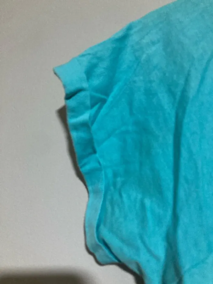 T-shirt Jennyfer bleu clair – Taille S – Noué devant – Bon état - photo numéro 3