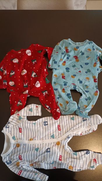 Lot de 3 pyjamas