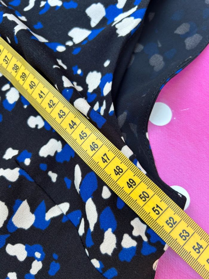 Débardeur haut sans manche noir et bleu - tex taille 44 - photo numéro 12