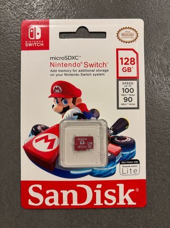 Micro SD 128 Go Nintendo switch 
