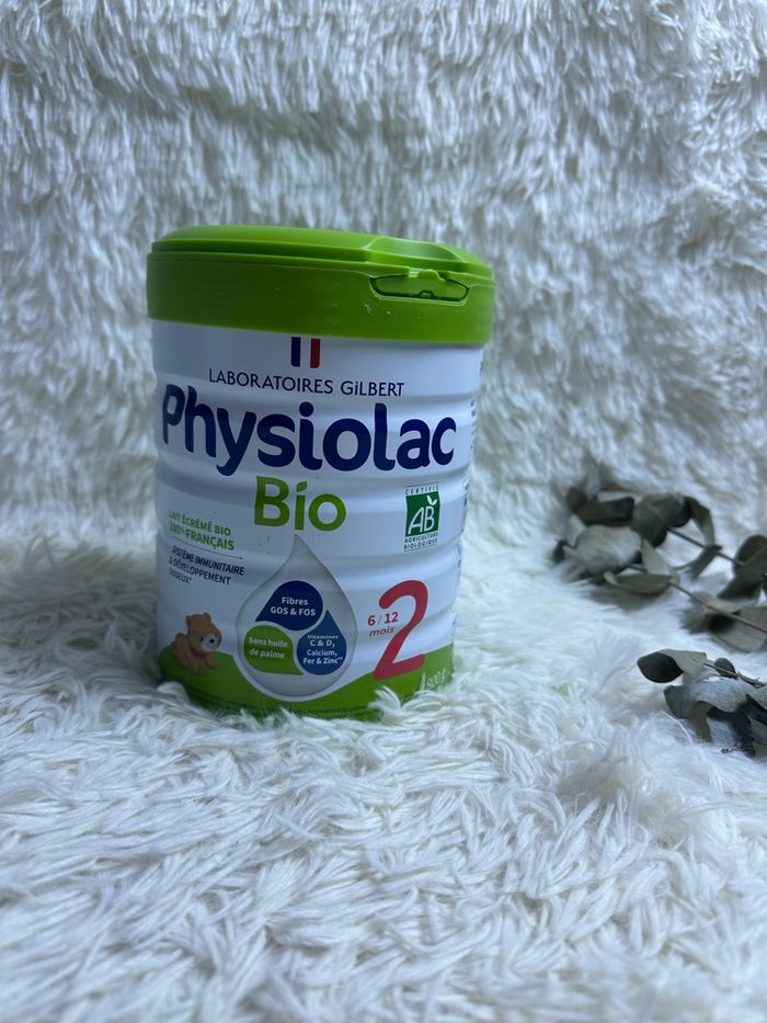 Boîte de lait 2eme âge Physiolac