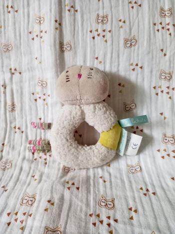Doudou chat hochet Moulin Roty Les pachats