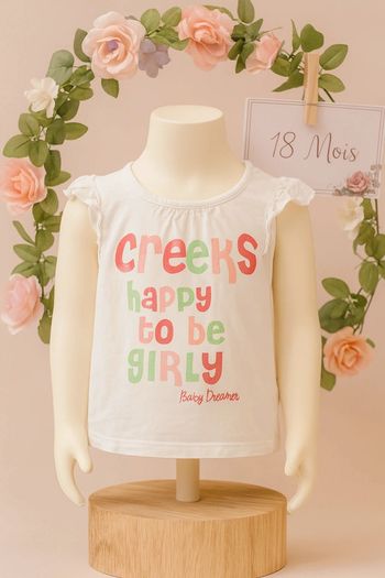 T-shirt manche courte 18mois Creeks