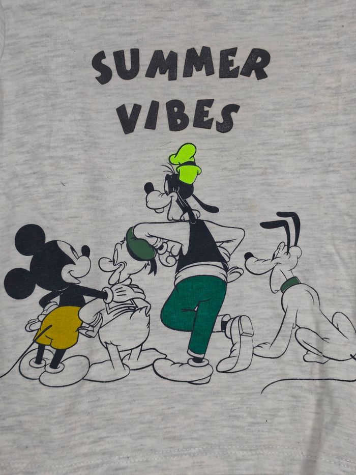 T-shirt à manches courtes Mickey et ses amis Disney 18 mois - photo numéro 4