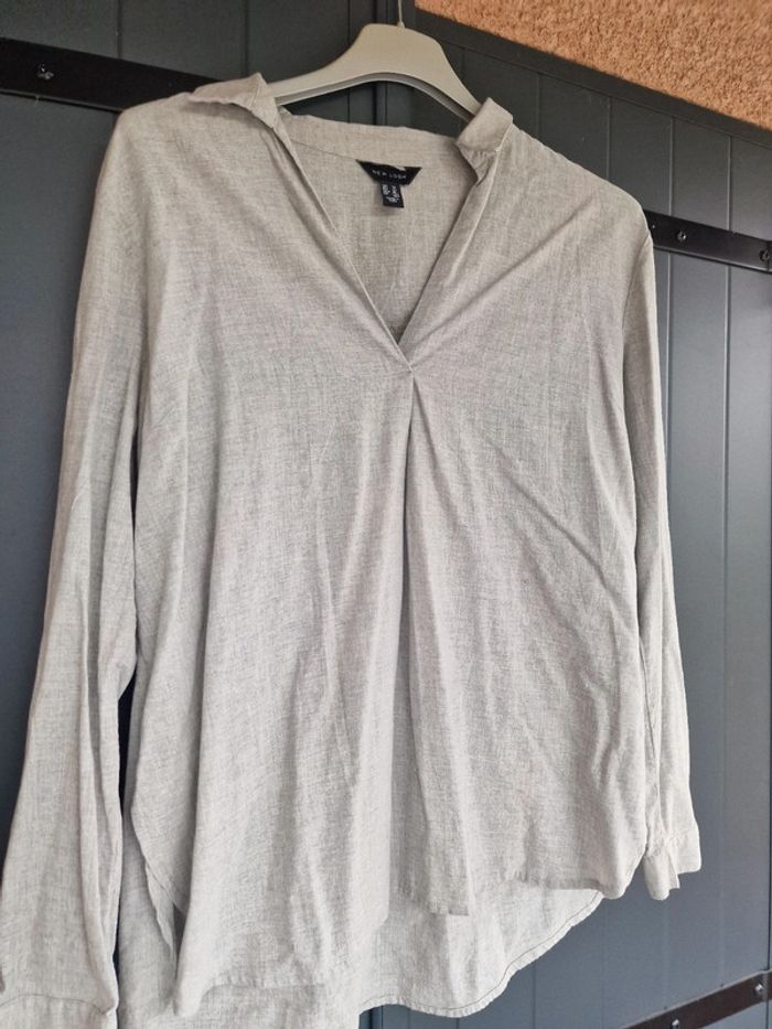 Chemise gris coton New look - photo numéro 5