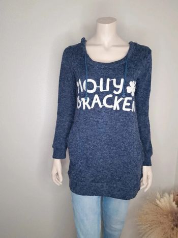 SOLDÉ - Long pull Molly Bracken marine avec capuche taille M