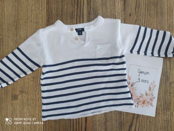 Pull marin Kiabi 9 mois