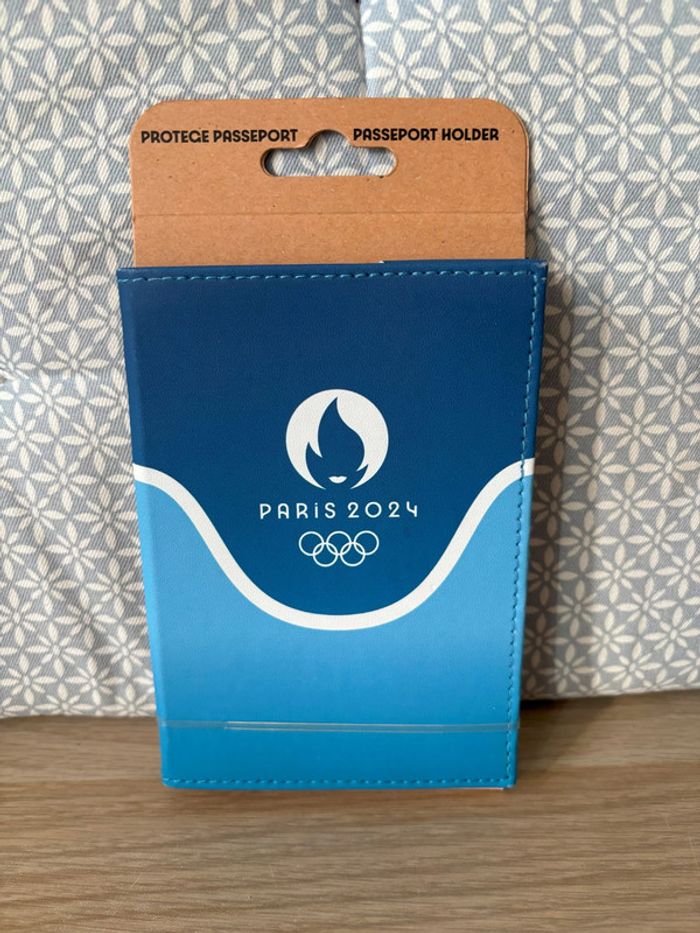 Protège Passeport "Paris 2024" JO Paris 2024 Bleu
