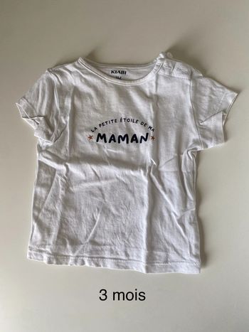 Tee shirt 3 mois