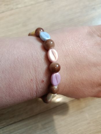 Bracelet Grain de café multicolore 