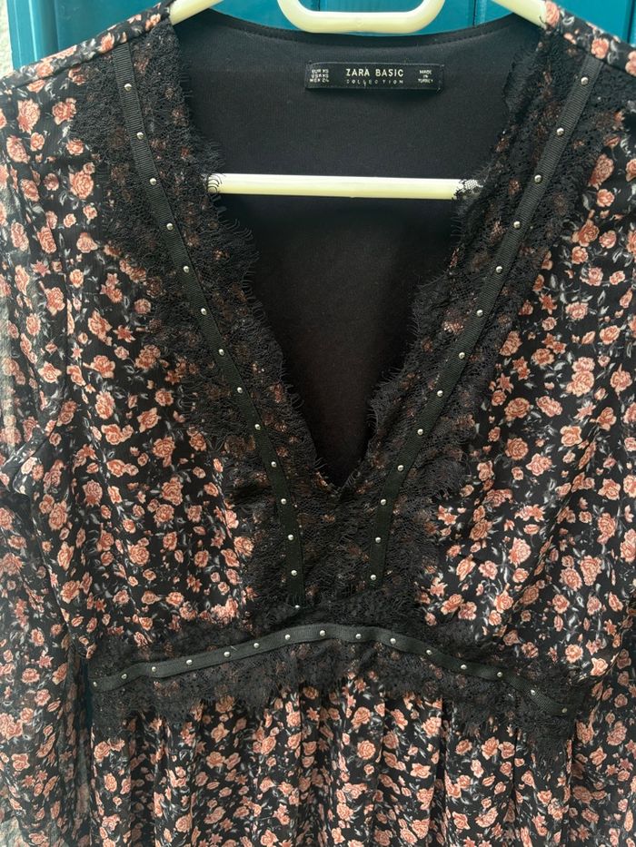 Robe fleurie Zara - photo numéro 4