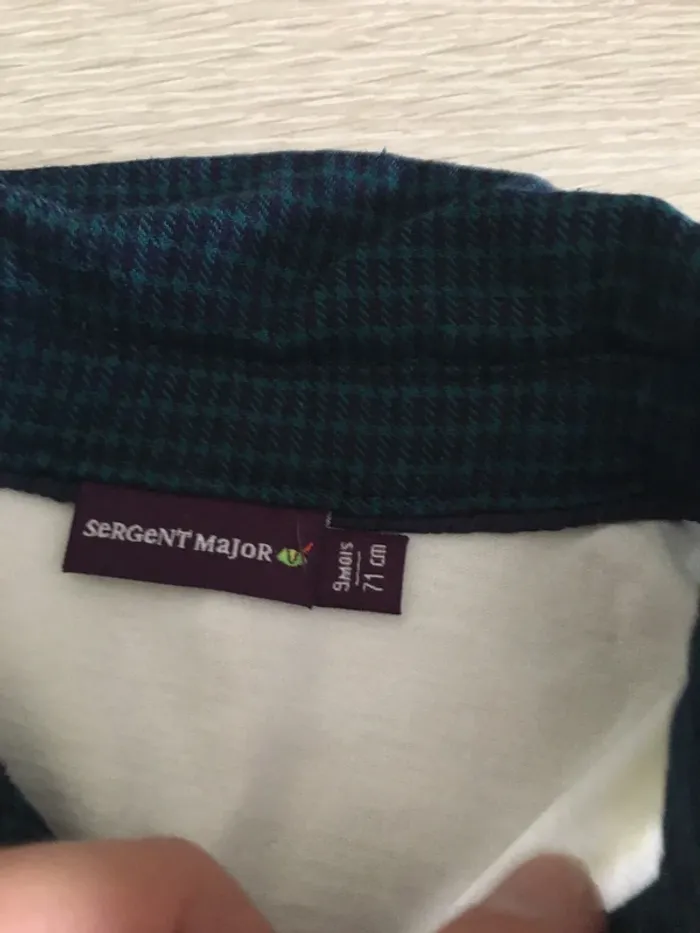 Ensemble salopette + polo sergent major 9 mois - photo numéro 12
