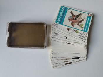 jeu de cartes les oiseaux