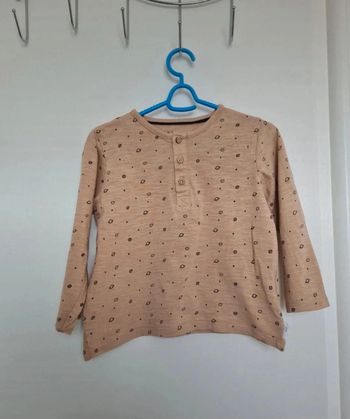 T-shirt manches longues filles 24 mois