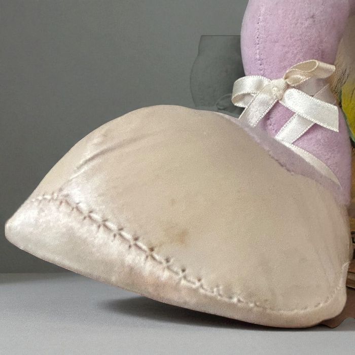 Peluche rare Disney Fantasia – Madame Upanova, autruche ballerine – années 1990, 48 cm avec nœud. - photo numéro 7