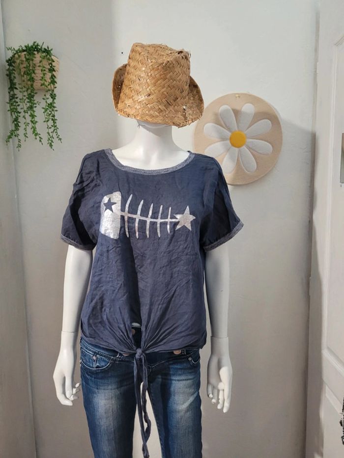 T shirt épaule dénudés - photo numéro 2