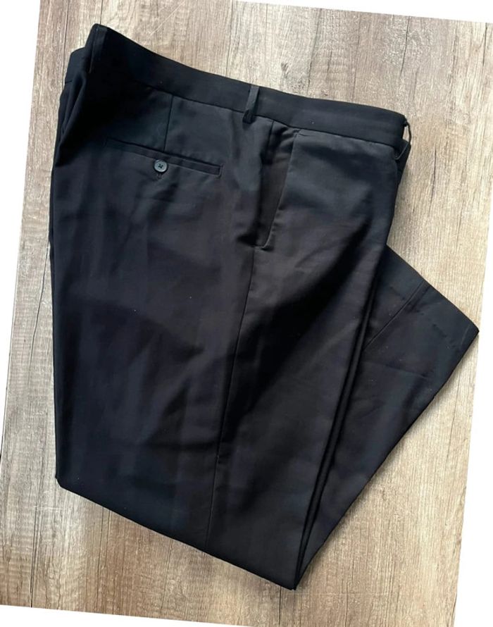 Pantalon à pince noir taille 54 - homme - photo numéro 5