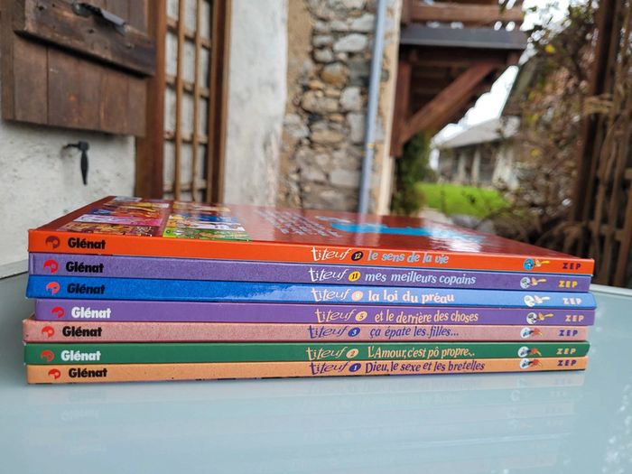 8 BD Titeuf : Tomes 1, 2, 3, 5, 9, 11, 12 et 14 - photo numéro 2