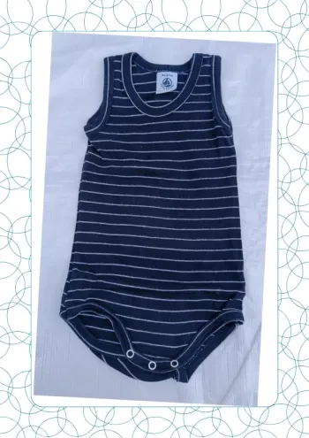 Body sans manche 6 mois Petit Bateau