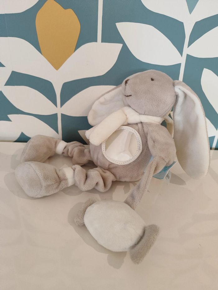 Doudou lapin d'activités baby nat - photo numéro 2