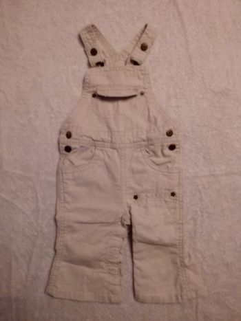 Salopette DPAM beige 3 mois (réf interne C5)(familleac72)