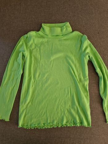 Pull col roulé vert Lupilu taille 6/8 ans