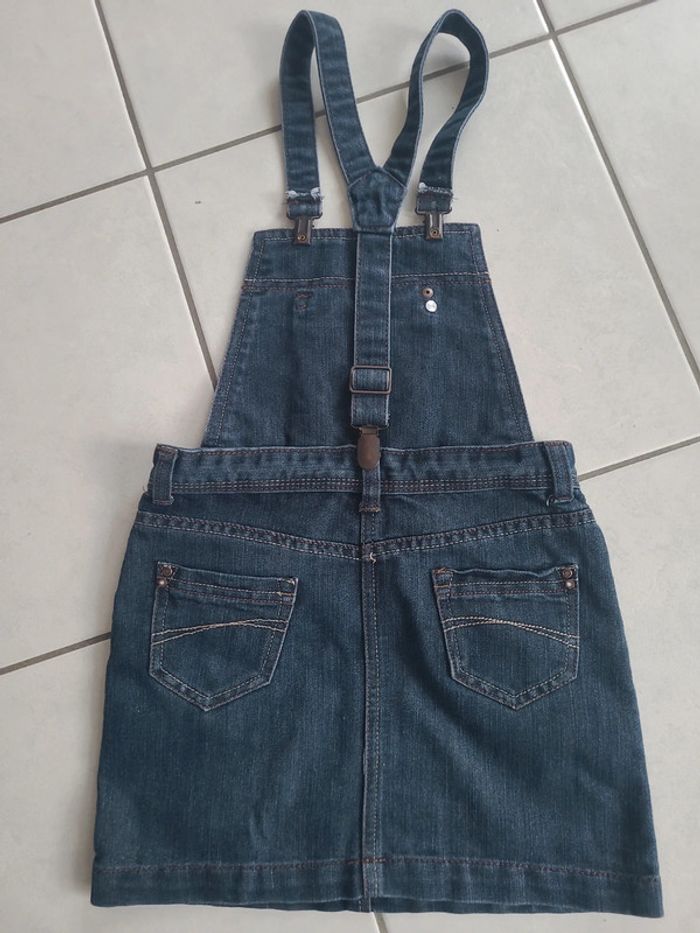 Robe jeans bretelles 6/8 ans - photo numéro 2