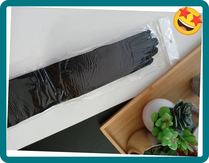 Long Gants noir Neuf Taille Unique🌿💝 - photo numéro 2