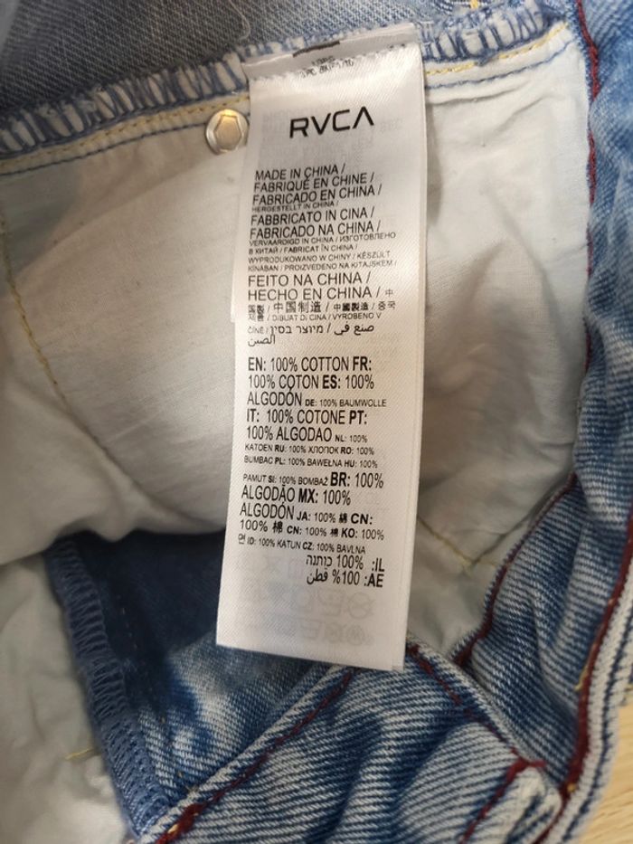 Short jean taille haute RVCA T.36 - photo numéro 15