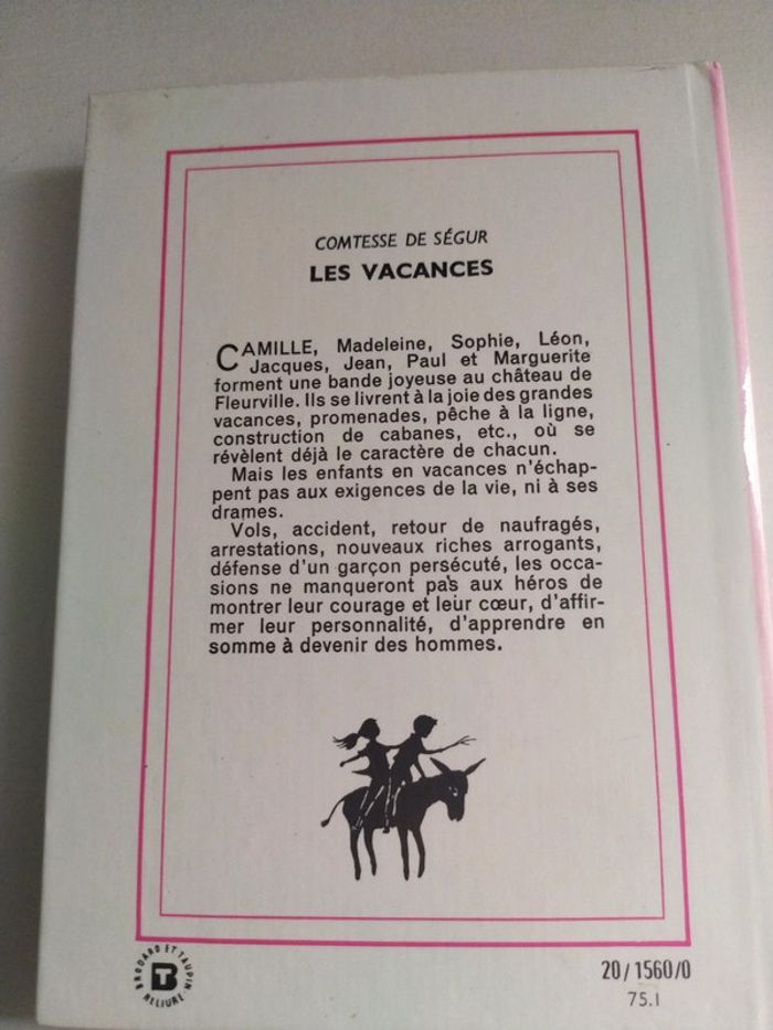 Lot de deux livres de la Comtesse de Ségur - photo numéro 2