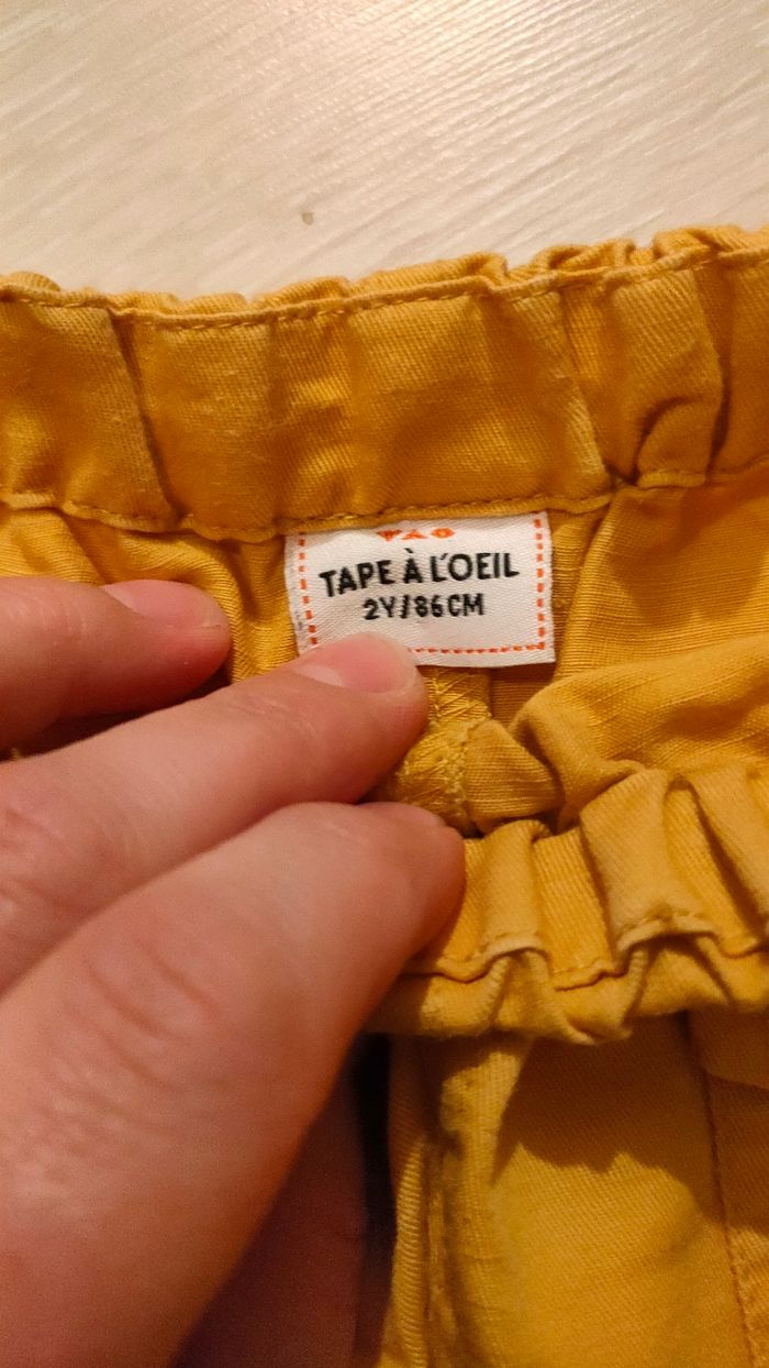 Jupe jaune taille 3 ans - photo numéro 2