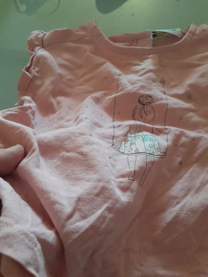 Tee shirt fille 1 ans - photo numéro 2