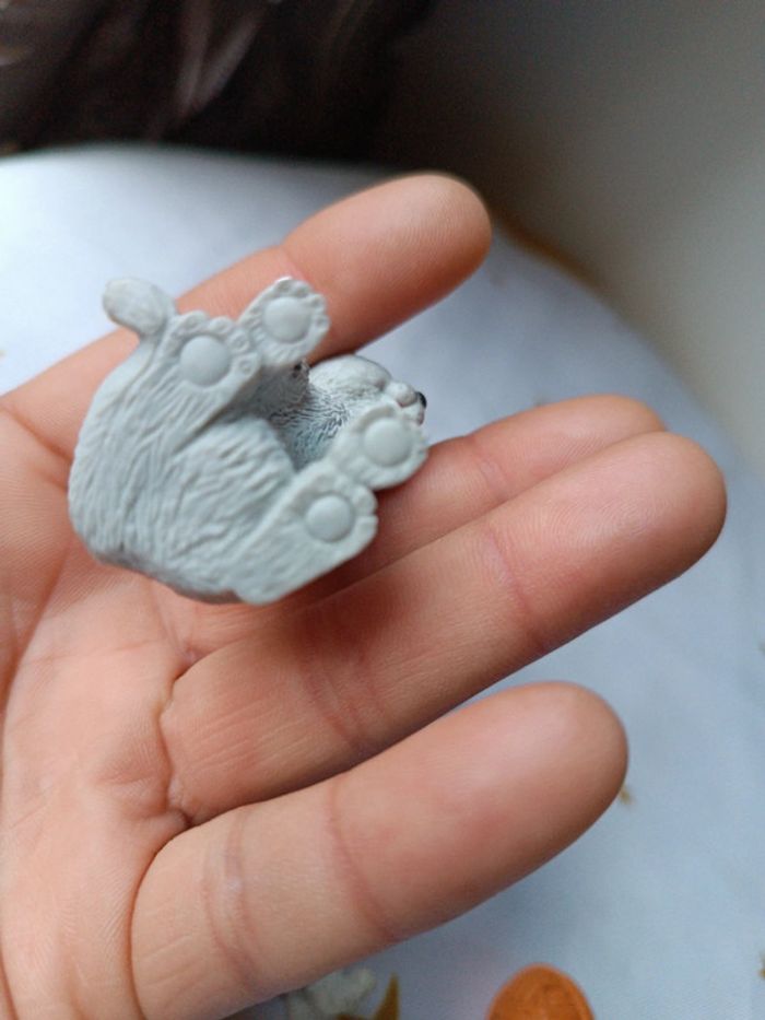 Animaux animal pet cat kitten Kitty pocket chat chien dog mattel kinder puppies blanc gris - photo numéro 10